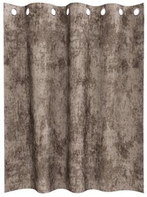 Bársonyfűggönyök 2 db szemfüggönnyel Kávé 140x140 cm