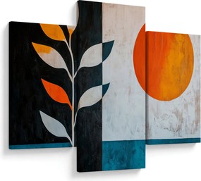 Kép - Növény és nap absztrakciója (90x60 cm)
