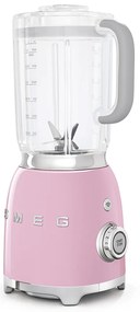 50-es évekbeli, Retro stílusú turmixgép, 1,5 l. műanyag tartállyal, rózsaszín - SMEG