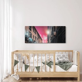 Tűzijáték Marseille-ben (120x50 cm)