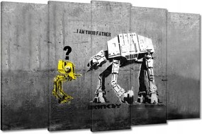 Festmények 150x95 Banksy I am your father