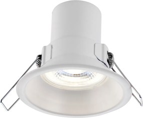 ENDON 81017 SHIELDECO Fürdőszobai Beépíthető Lámpa Matt Fehér, Átlátszó LED IP20