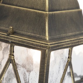 2 db-os romantikus kültéri fali lámpa szett bronz - London