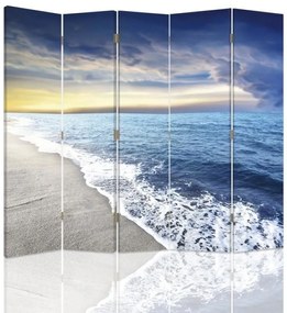 Gario Paraván felhõk a vízparton Méret: 180 x 170 cm, Kivitelezés: Forgó paraván 360°