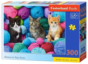 Puzzle Castorland - Macskák és labdák 300 db