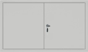 Revizor ajtó Fém Szürke RAL7035 Revizor ajtó 100x30cm Zár