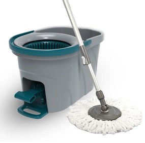 Spin Mop Turbó pedálos felmosószett 17 literes (Vödör, nyél, mop)