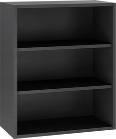 Korpusz fekete felső konyhaszekrény 60/72 tartozékokkal