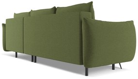 Zöld sarokkanapé (jobb oldali) Malie – Makamii