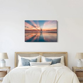 Nap sugarak képe Dayton Beach felett (90x60 cm)