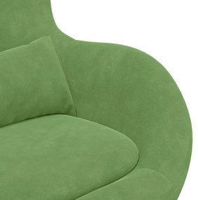 Tojásfotel Világos Zöld Kárpit