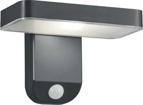TRIO R22261142 ESQUEL Fali Lámpa Mozgásérzékelővel Antracit LED IP44