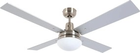 Lucci Air 210334 - AIRFUSION mennyezeti ventilátor 1xE27/60W fa/krom + DO