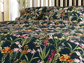 Pamut ágynemű MYSTIC GARDEN sötétzöld Ágyneműhuzat mérete: 70 x 90 cm | 140 x 200 cm