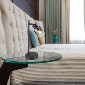 Globo 54308T - Asztali lámpa HUBERTUS 1xE14/40W/230V