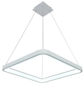 Brilagi - LED, fényerőszabályozható kábeles csillár FALCON SLIM LED/50W/230V 50x50 cm fehér + távirányító