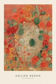 Reprodukció Nasturtiums (Vintage Floral Painting) - Odilon Redon