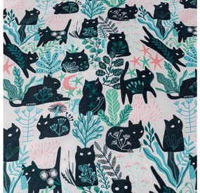 Színes CREEPY CATS mikroszálas ágyneműhuzat Ágyneműhuzat mérete: 2 db 70 x 90 cm | 200 x 220 cm