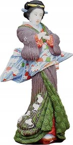 Parastone Japán gésa figura Eisen Ikeda fametszet szerint