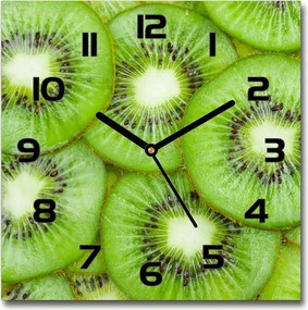 Gyönyörű üveg falióra, ajándéknak is tökéletes Kiwi 30x30