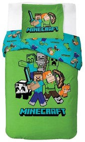 Minecraft Classic Crew ágyneműhuzat 140×200cm, 70×90 cm