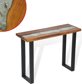 vidaXL tíkfa tálalóasztal 100 x 35 x 75 cm