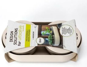 Plastia Microgreens+Regrow Nagy Farm, elefántcsont kávézaccal