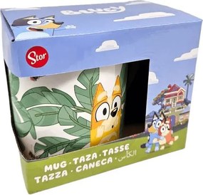 Bluey Leaves porcelán bögre 235 ml (8 oz) Díszdobozban