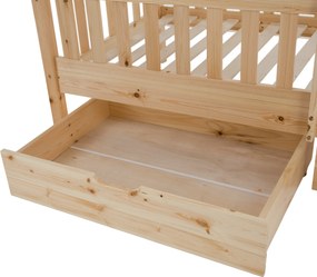 Montessori emeletes ágy, természetes, VENITA TYP 2