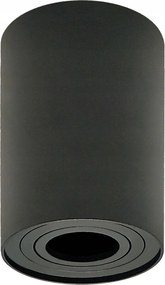 Halogén Mennyezeti Låmpa Test Tuba Spot Mozgatható fekete modern GU10