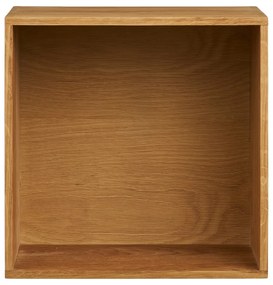 Natúr színű többszintes tölgyfa fali polc 18 cm Townsville – House Nordic