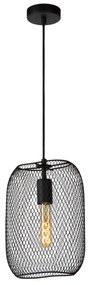 Lucide 78392/01/30 - Csillár zsinóron MESH 1xE27/60W/230V fekete
