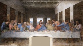 Reprodukció The Last Supper, 1495-97 (fresco), Leonardo da Vinci