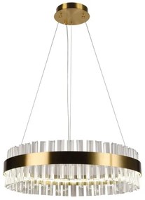 Brilagi - LED Dimmelhető kristály csillár zsinóron HALO LED/40W/230V + távirányító