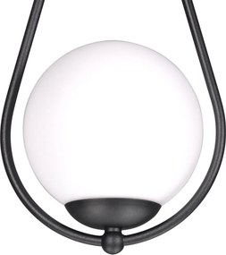 KAJA K-4770 NEVE BLACK Fekete Színű Függeszték 1xE14 10W IP20