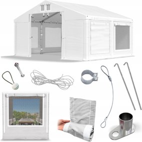 3x4m Kerti Party Sátor Pavilon Das 560 S