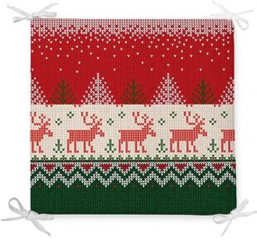 Merry Xmas karácsonyi pamutkeverék székpárna, 42 x 42 cm - Minimalist Cushion Covers