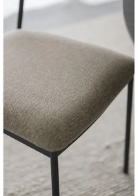 Bézs-natúr színű étkezőszék szett 2 db-os Maymont – Rowico