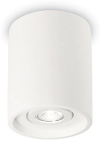 IDEAL LUX OAK gipsz mennynezeti lámpa GU10 foglalattal, max. 35W, 13,5 cm átmérő, fehér 150420