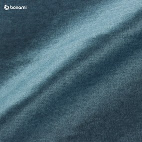 Luca kék kinyitható bársonykanapé - Milo Casa