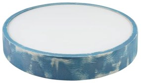 Brilagi - PINO mennyezeti lámpa 3xE27/15W/230V fenyő/kék átm. 47,5 cm