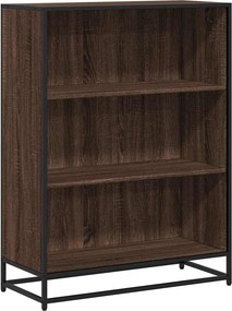 vidaXL barna tölgyszínű szerelt fa könyvszekrény 80,5x35x107,5 cm