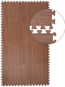 Deuba Védő padlószőnyeg szett 8 db - barna