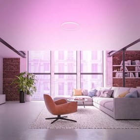 Briloner 7494016-LED RGBW dimmelhető mennyezeti lámpa, okos LED/22W/230V, 4000K, + távirányító, Tuya-kompatibilis Wi‑Fi