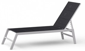 Lounger Renazzo XXL, nyugágy, 160 kg teherbírás, 5 fokozatú állítás, vízlepergető