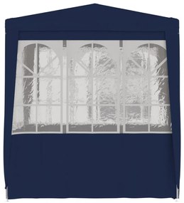 kék rendezvénysátor oldalfalakkal 2 x 2 m 90 g/m²