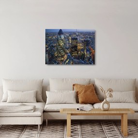 Kép - London esti panorámája (üvegen) (70x50 cm)