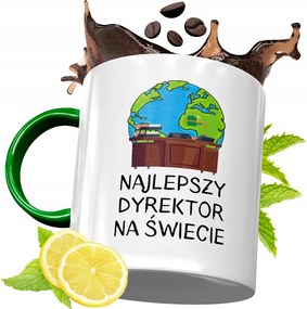 Zöld Bögre Igazgatónak Születésnapra Ajándék fényképes nyomtatással