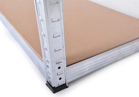 ROJAPLAST Polcos állvány 160 x 60 x 180 cm ezüst