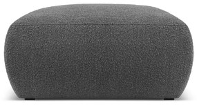 Sötétszürke buklé puff Molino – Micadoni Home